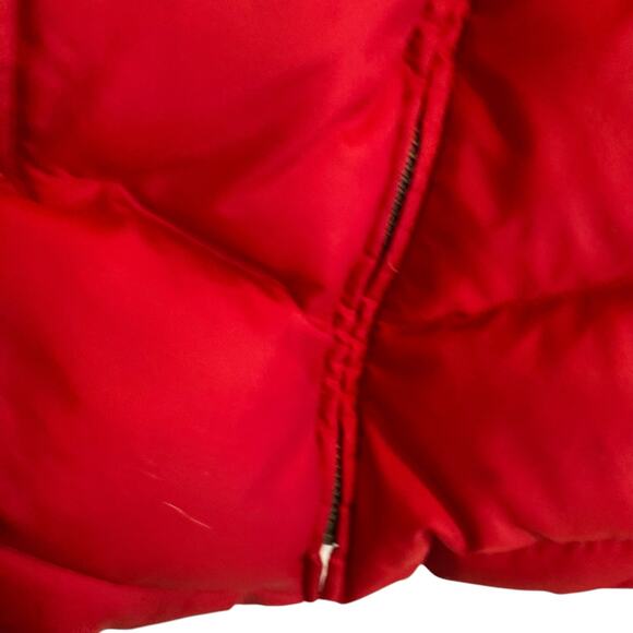 Vintage Quiksilver Red Puffer Down Full Zip Winter Ski Sports Coat Size Medium - Picture 8 of 16